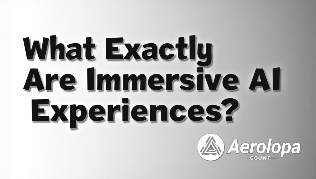 Immersive AI
