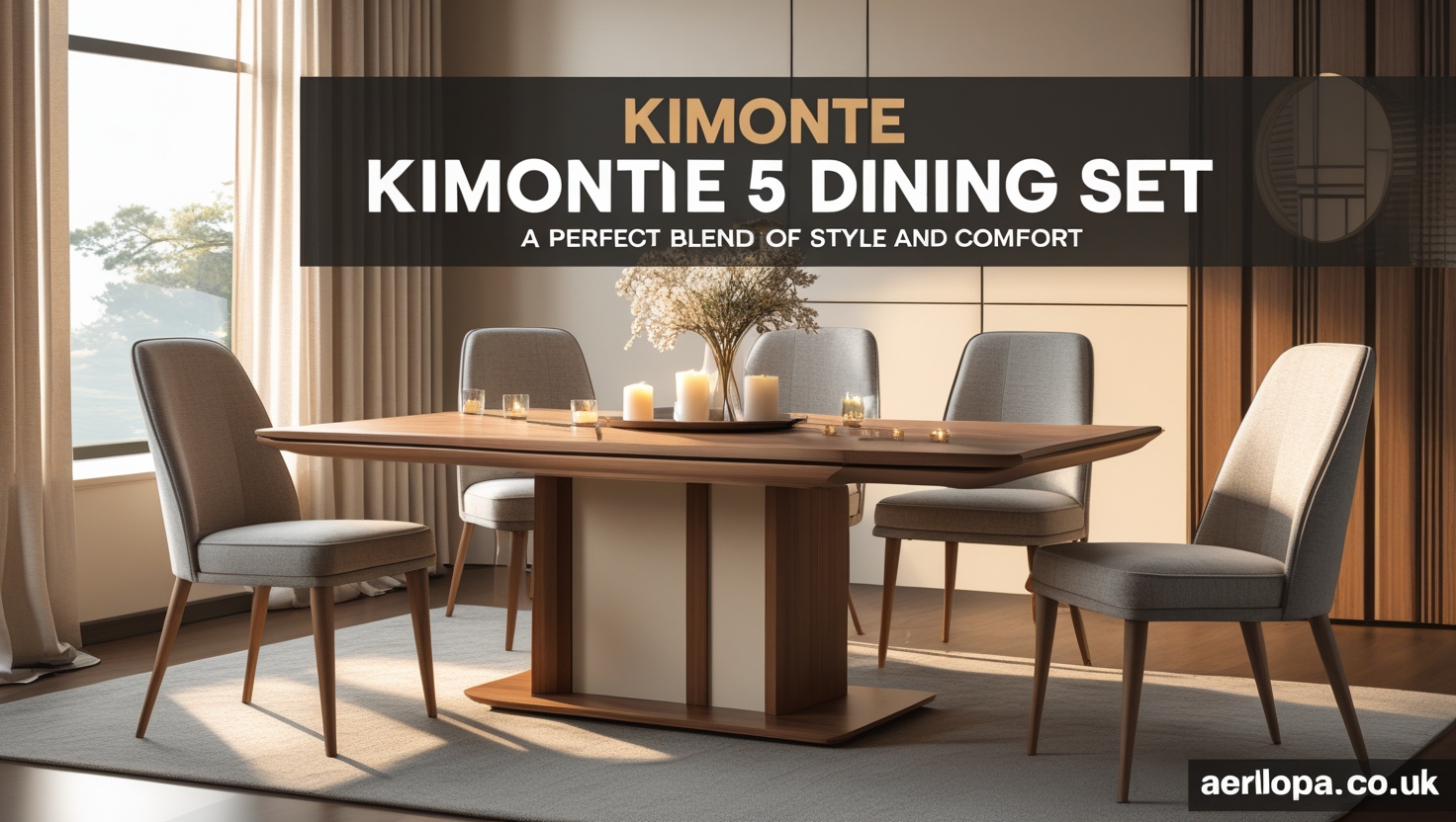 kimonte 5 pc dining set